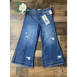 CHARLOTTE RUSSE Women Mid Rise Wide Leg Jeans 7